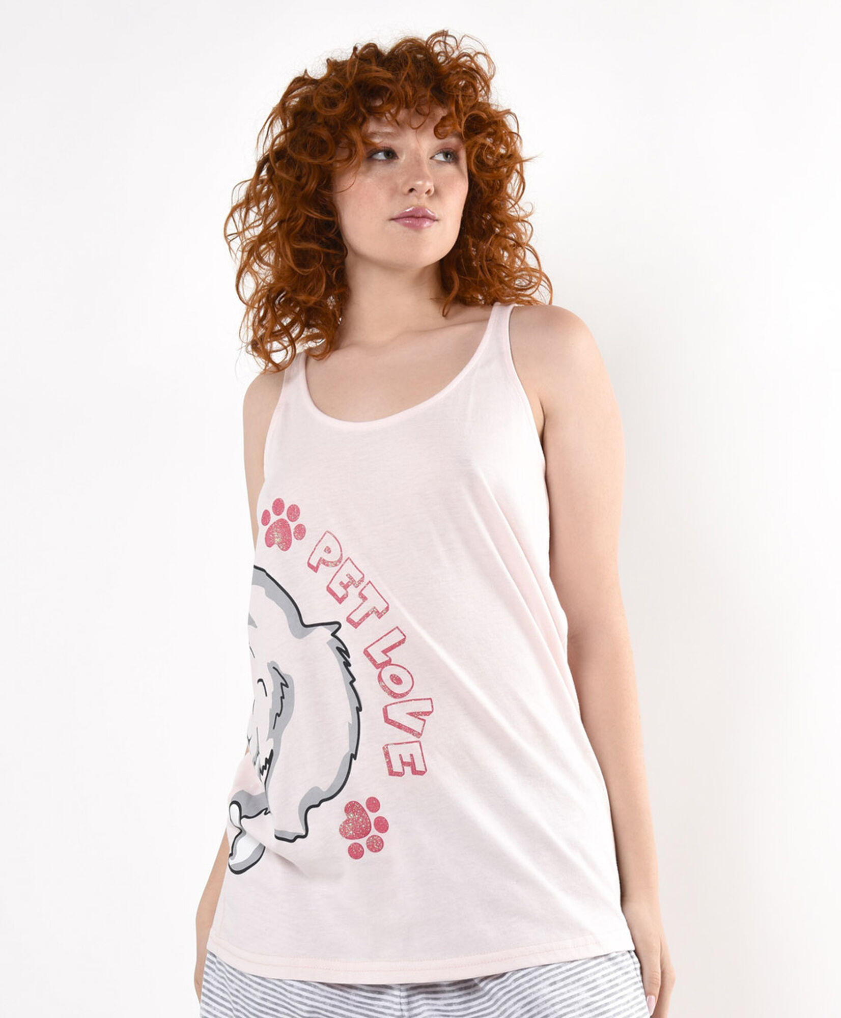 Pijama mujer perrito short Pijama mujer perrito short
