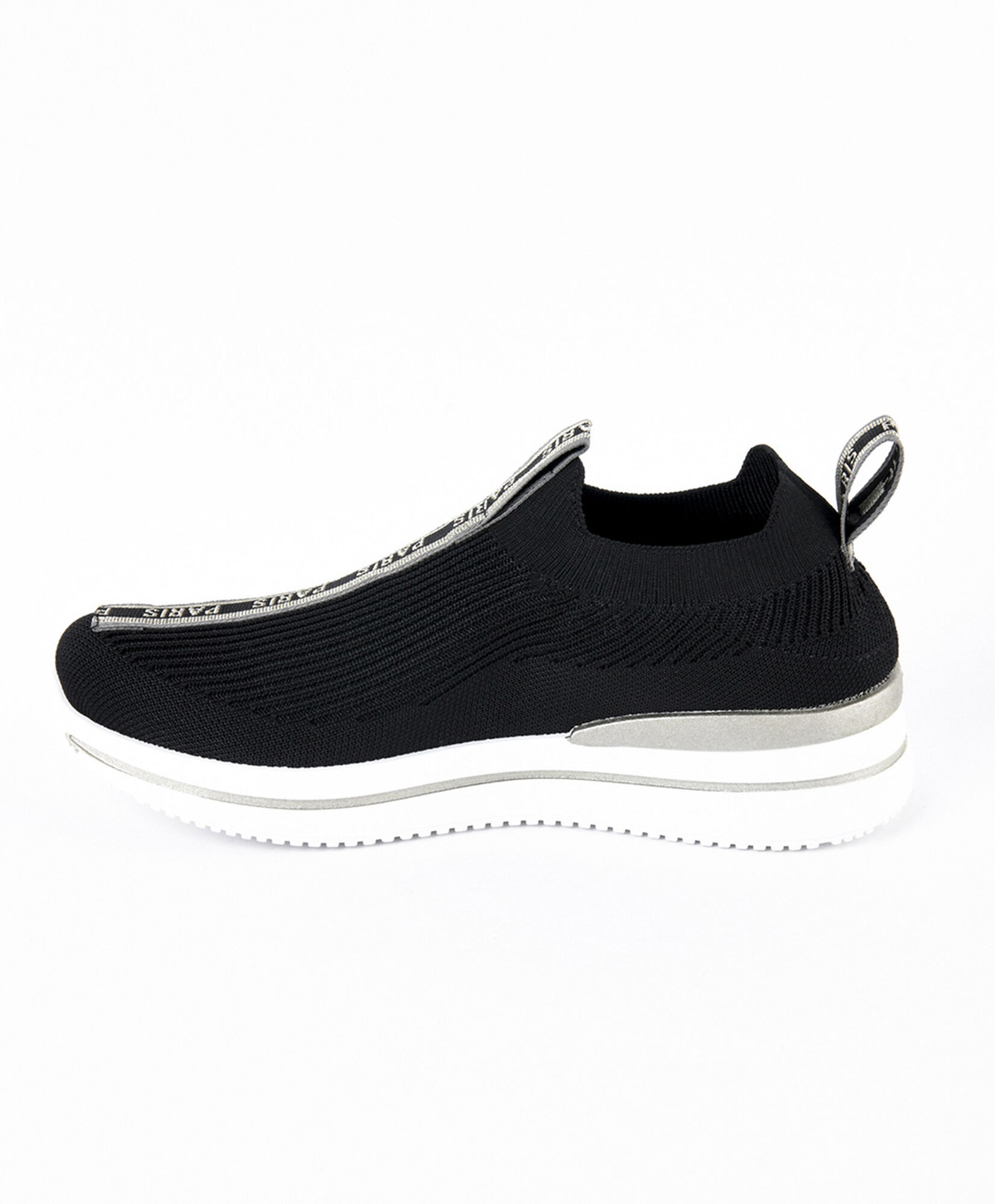 Zapatilla mujer slip on cinta frase Zapatilla mujer slip on cinta frase
