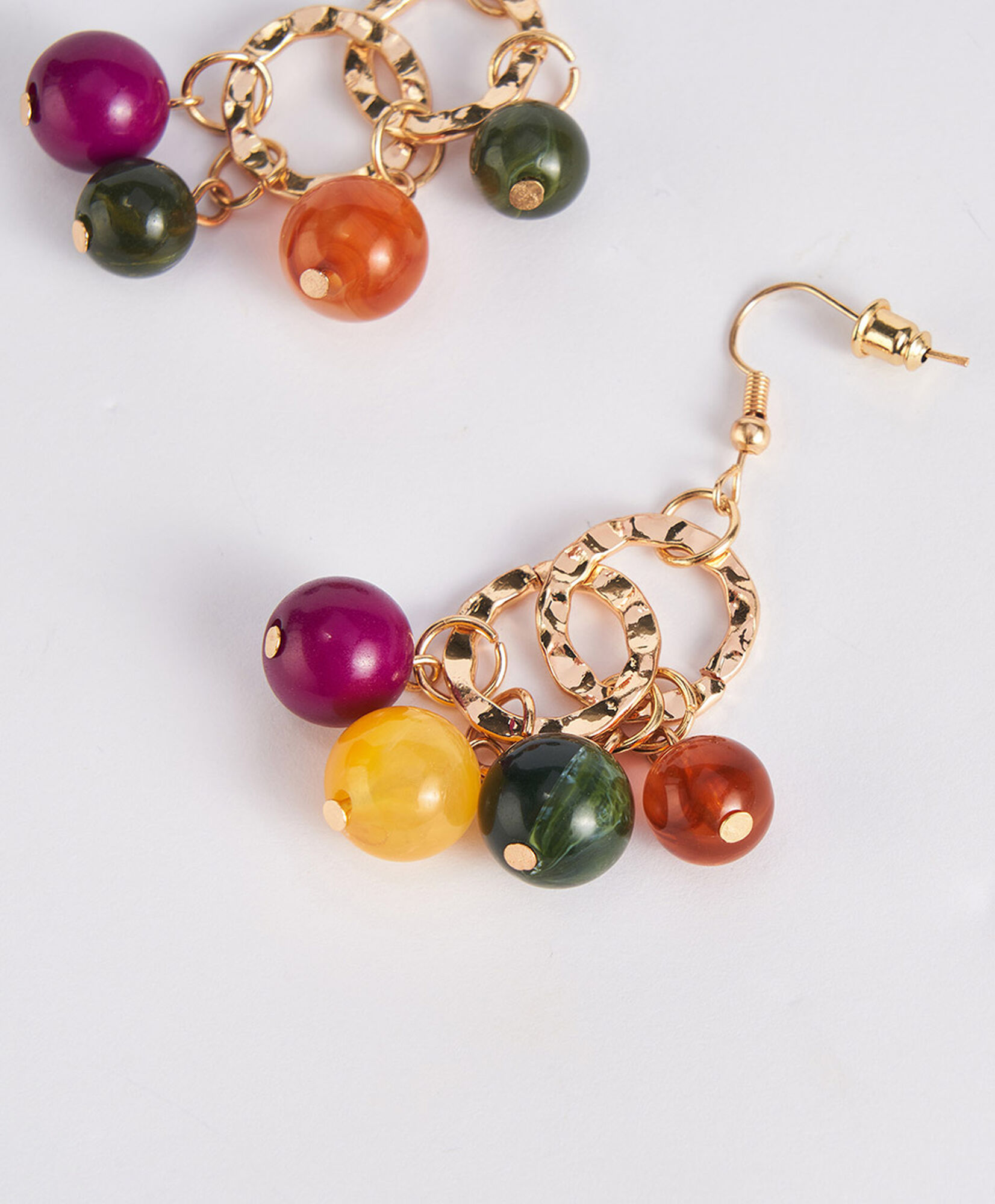 Aros mujer perlas colores Aros mujer perlas colores