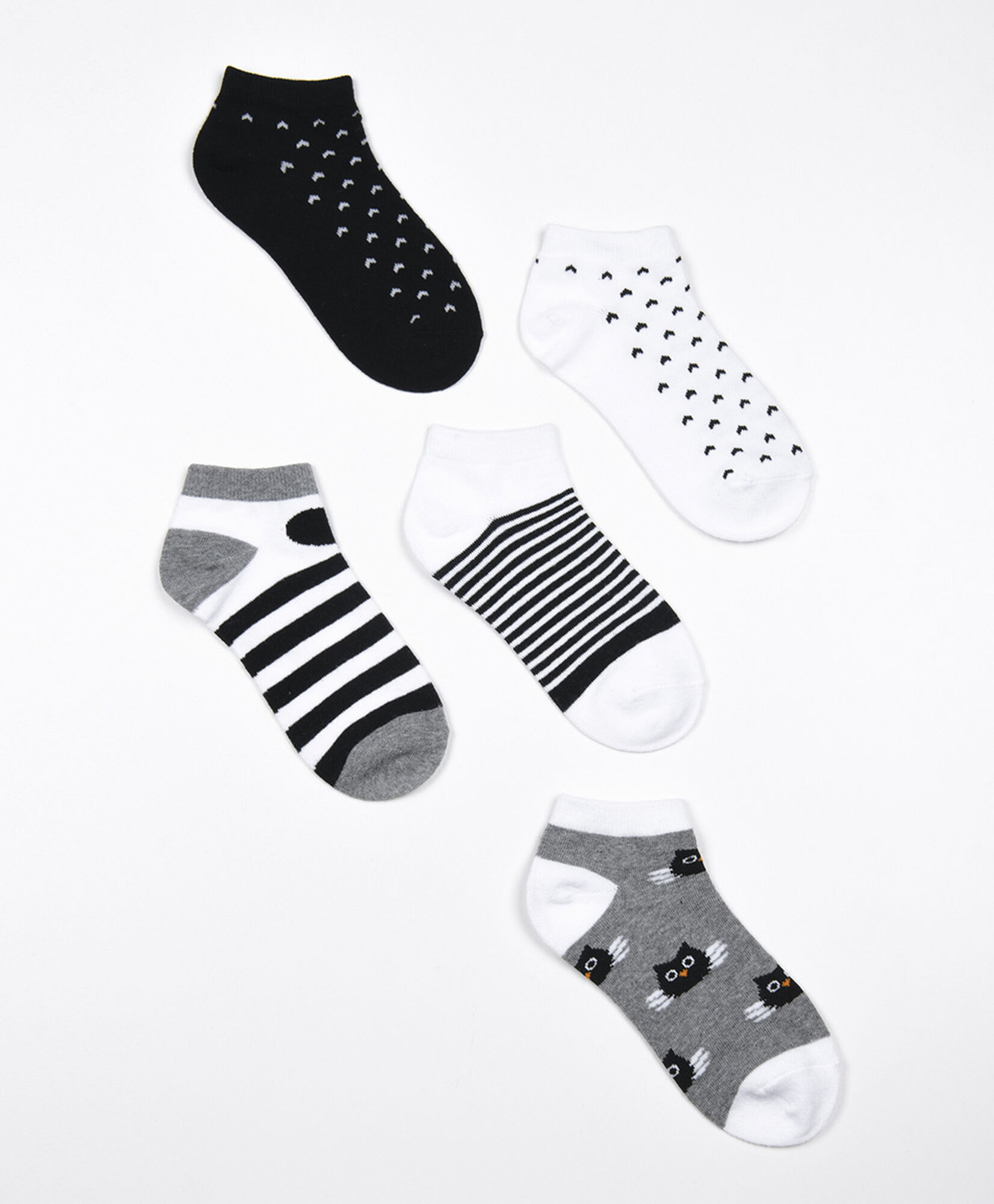 Pack 5 calcetines mujer diseño mix Pack 5 calcetines mujer diseño mix