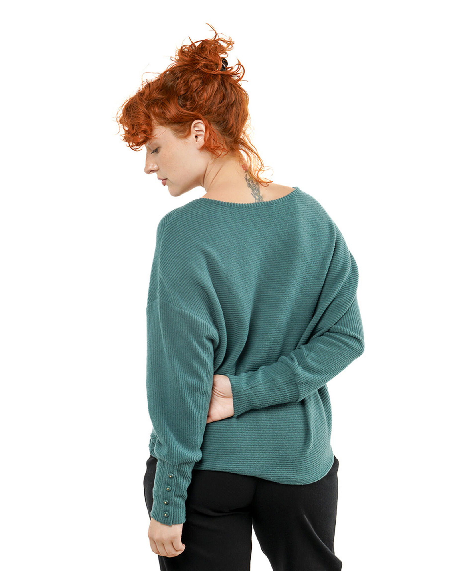 Sweater mujer manga botones Sweater mujer manga botones