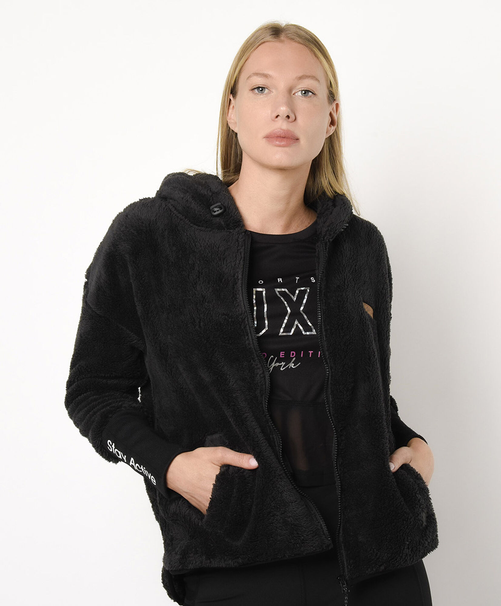 Polar deportivo mujer puño ancho Polar deportivo mujer puño ancho