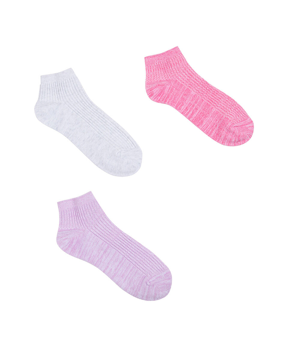 Pack 3 calcetines mujer sport