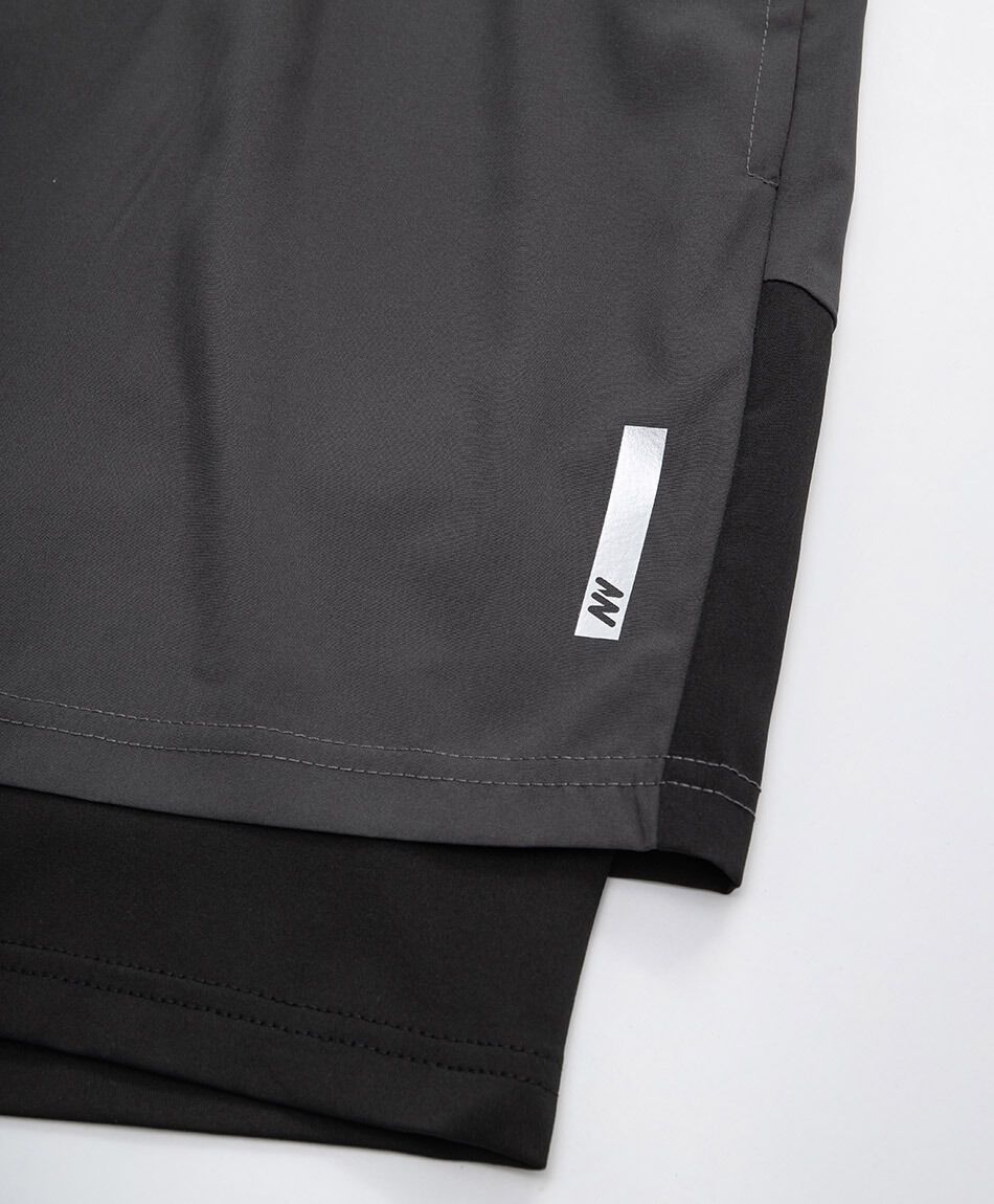 Short deportivo hombre calza mix