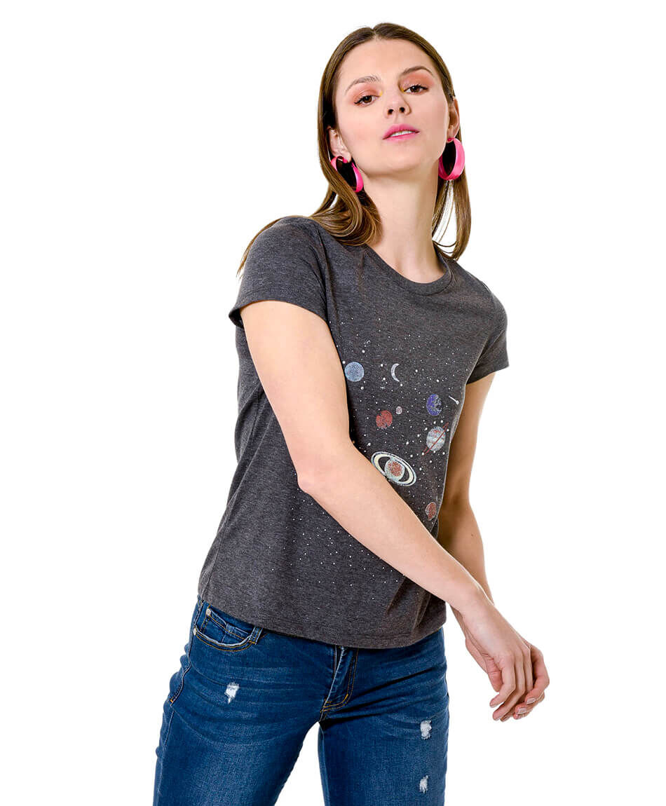 Polera strass