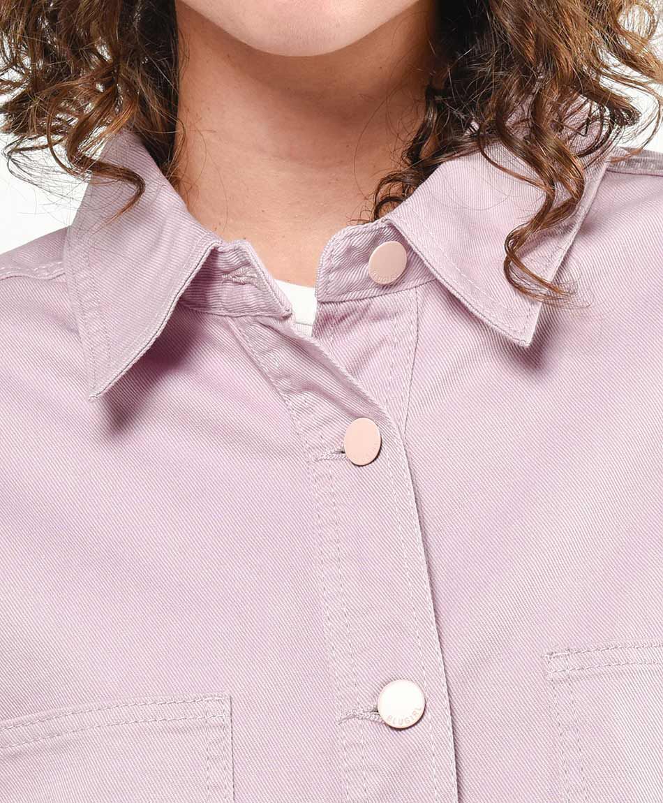 Chaqueta mujer denim pink