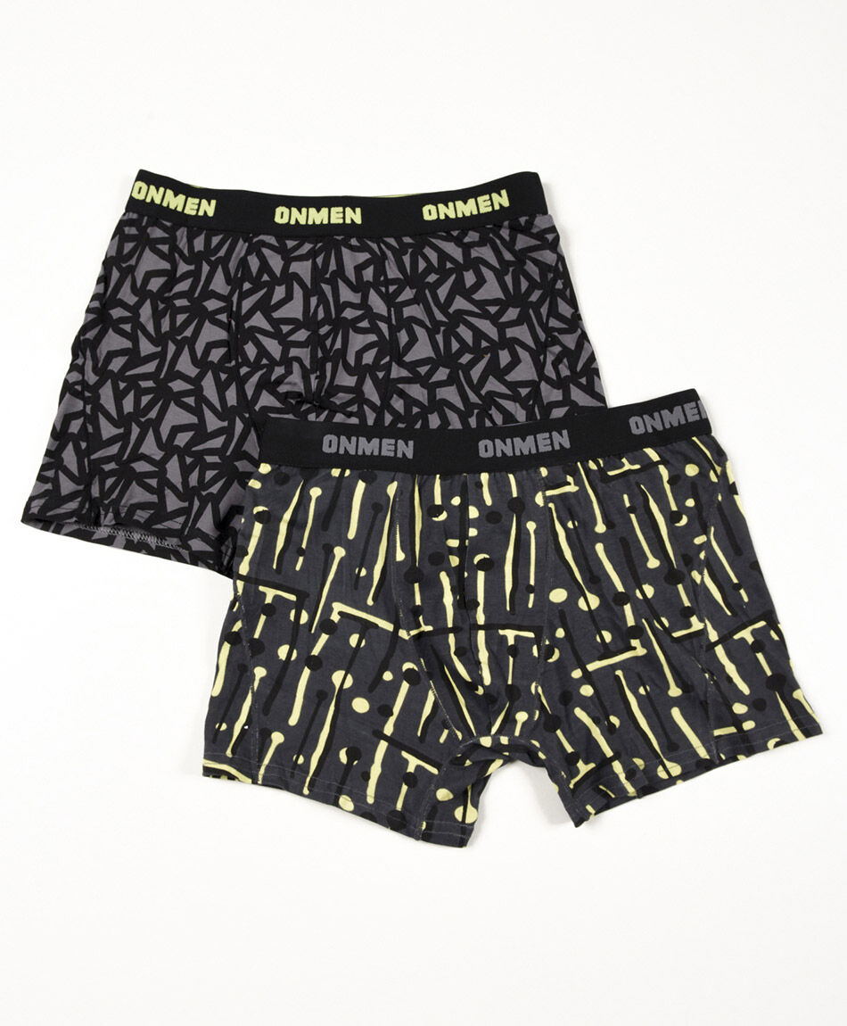 Pack 2 boxer hombre graffiti
