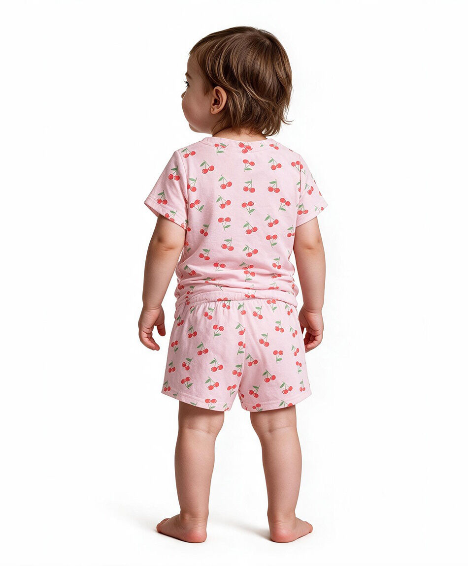 Pijama beb&eacute; cerezas