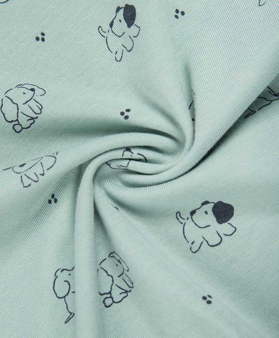 Polera beb&eacute; manga larga perritos