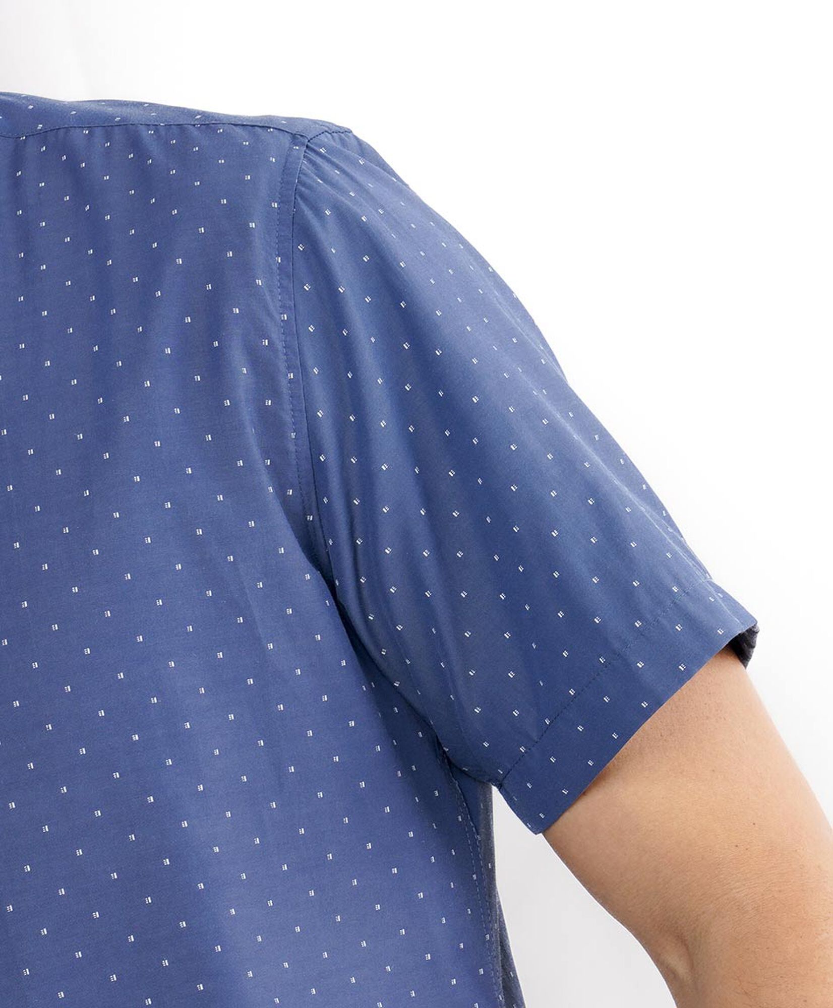 Camisa hombre mini print cuadros Camisa hombre mini print cuadros