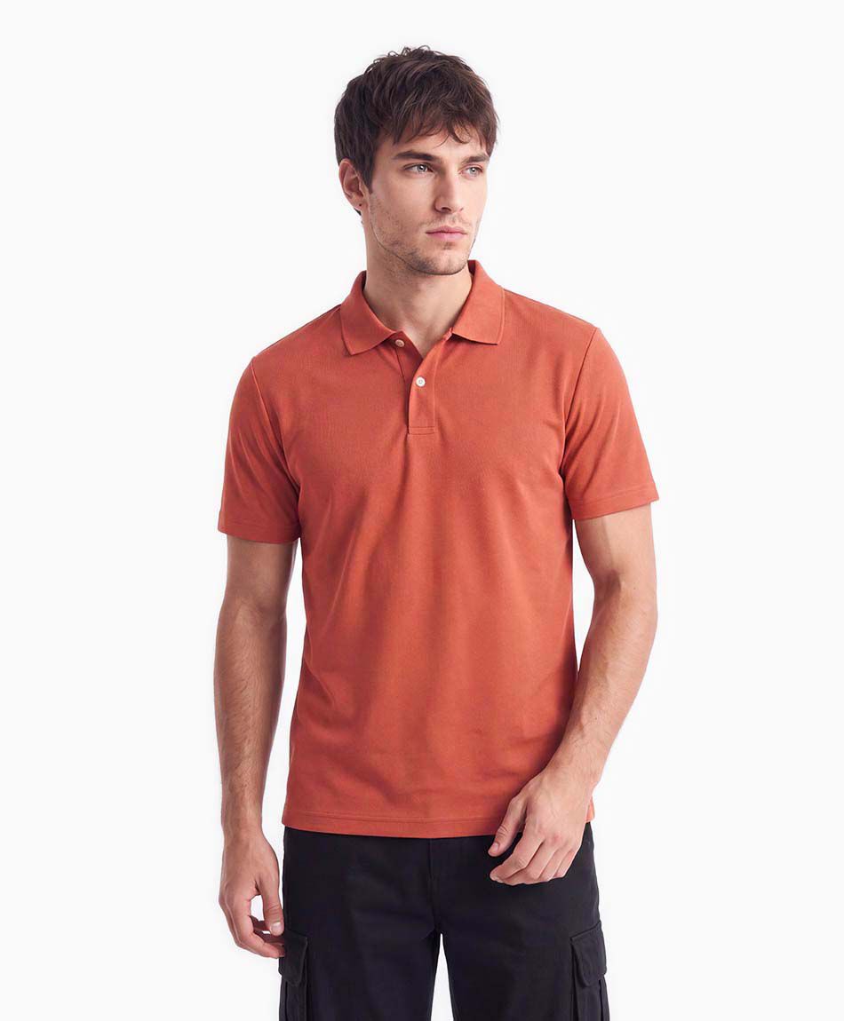 Polera hombre piqu&eacute; colores dry fit