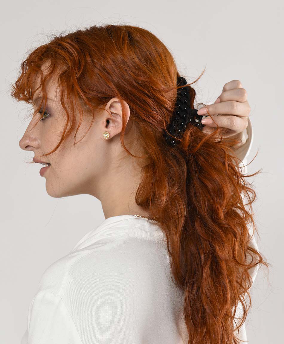 Traba mujer trenza brillante 1 pieza