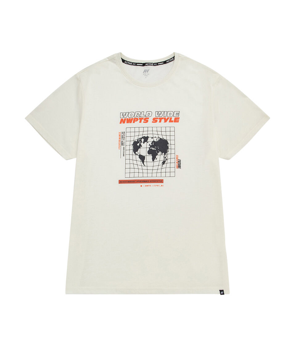 Polera deportiva hombre word wide