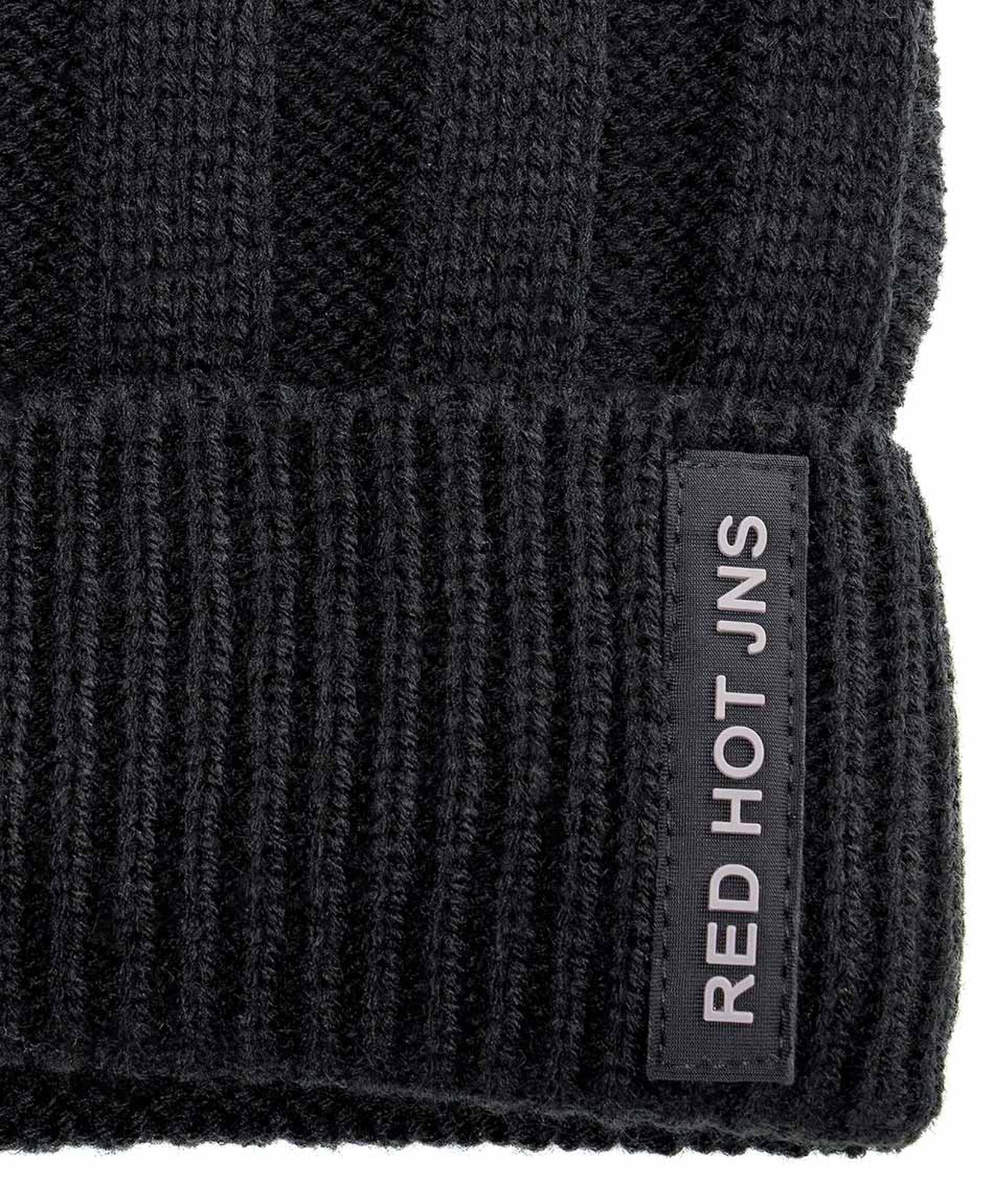 Gorro hombre tejido forrado negro Gorro hombre tejido forrado negro