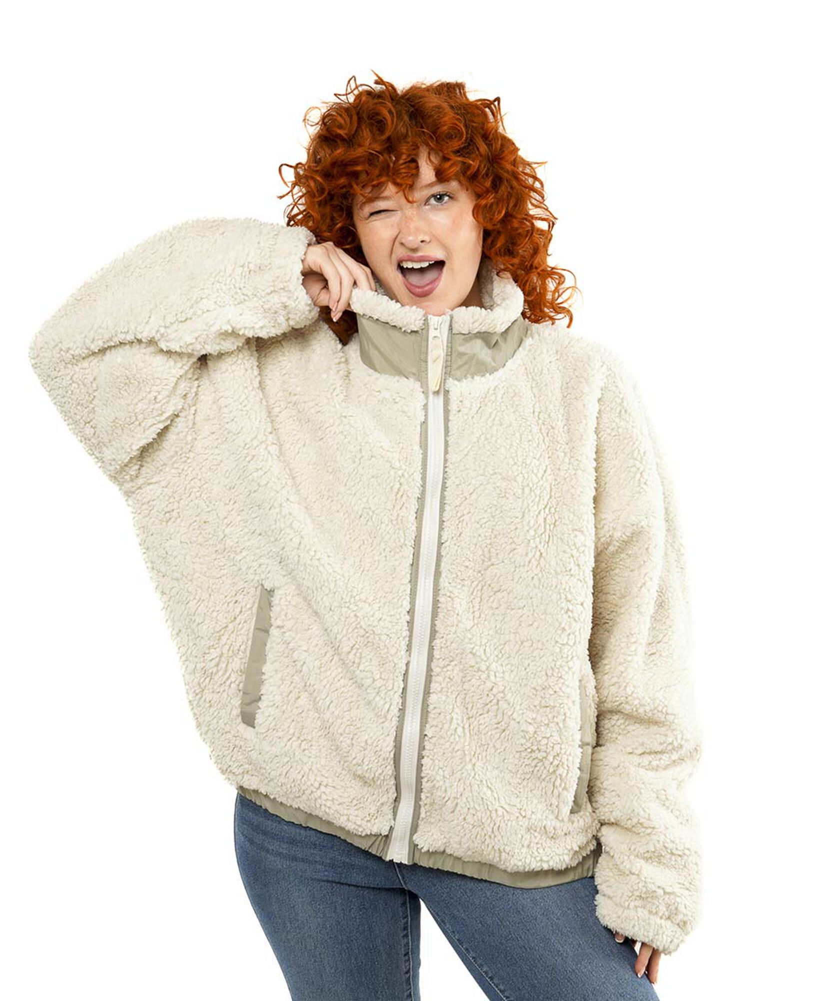 Polar mujer chiporro oversize Polar mujer chiporro oversize