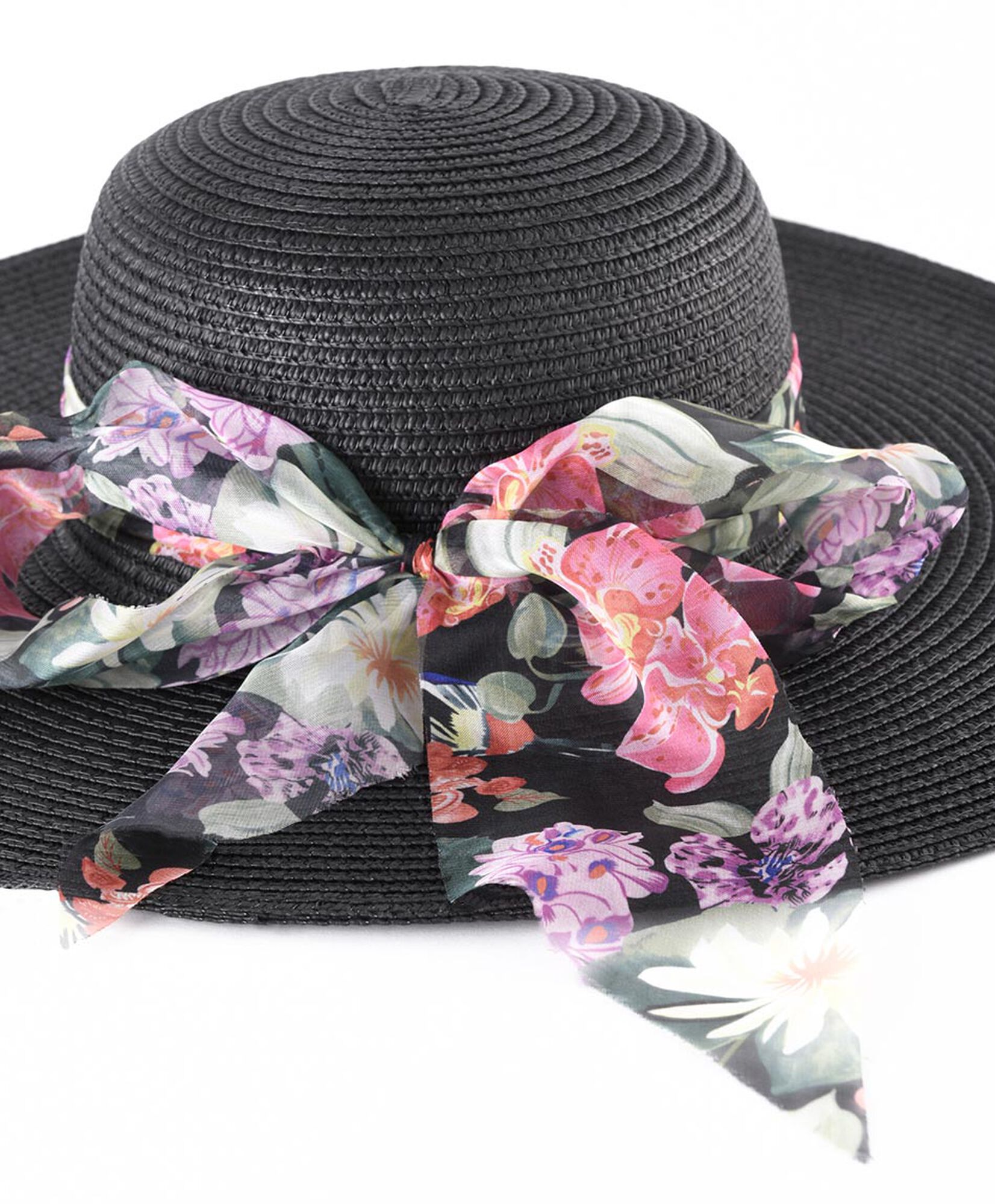 Sombrero mujer cinta floreada Sombrero mujer cinta floreada