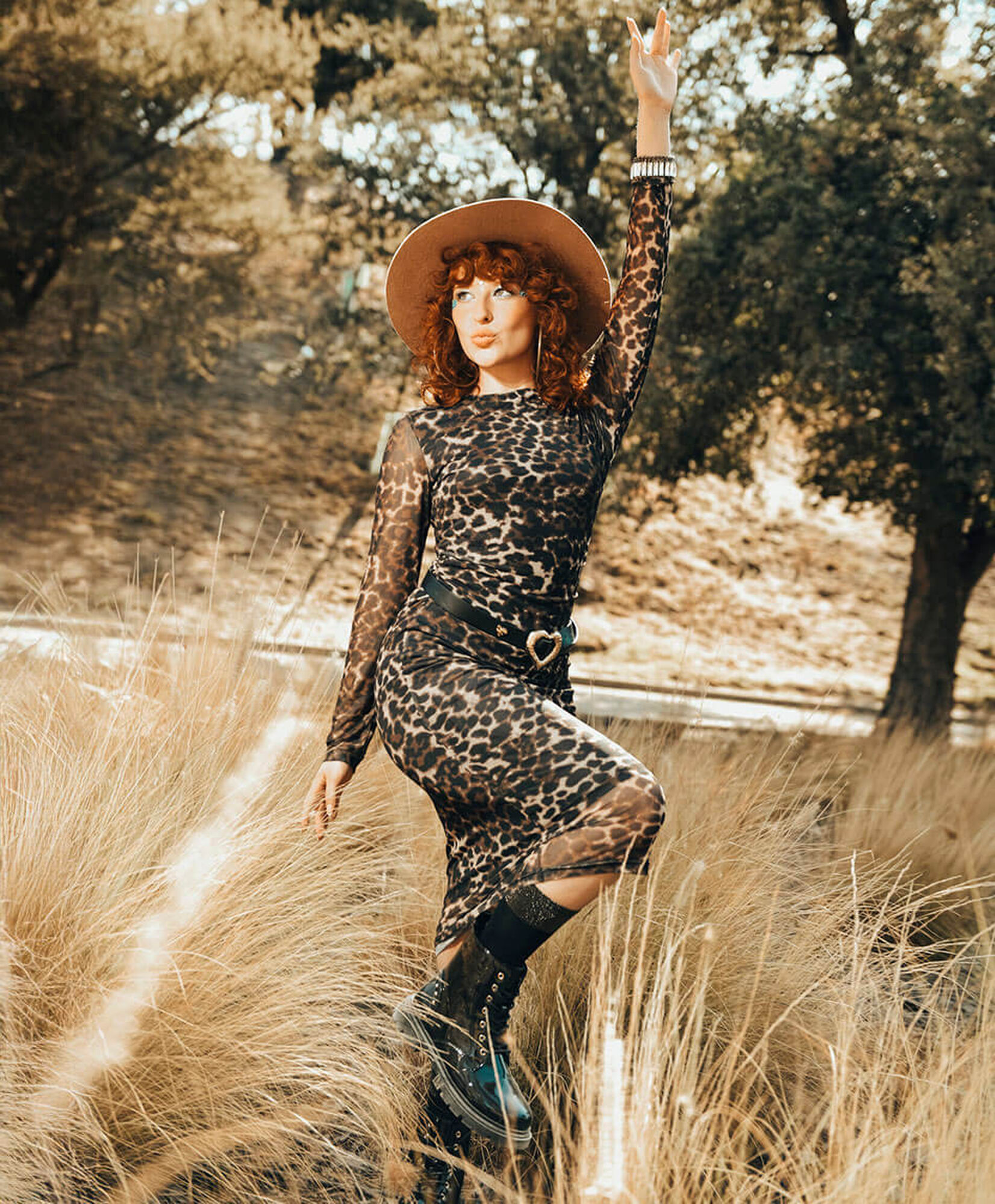 Vestido mujer mesh animal print Vestido mujer mesh animal print