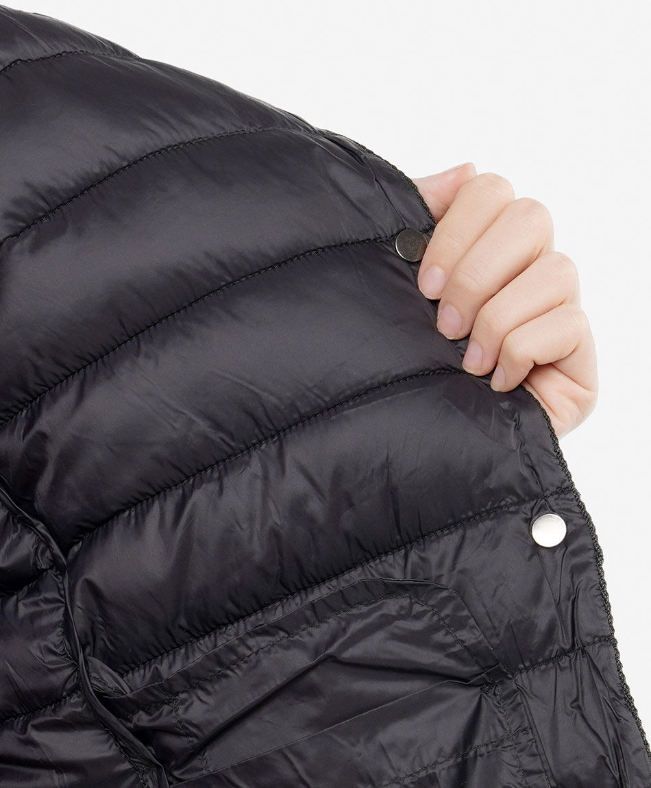 Parka mujer  puffa con botones