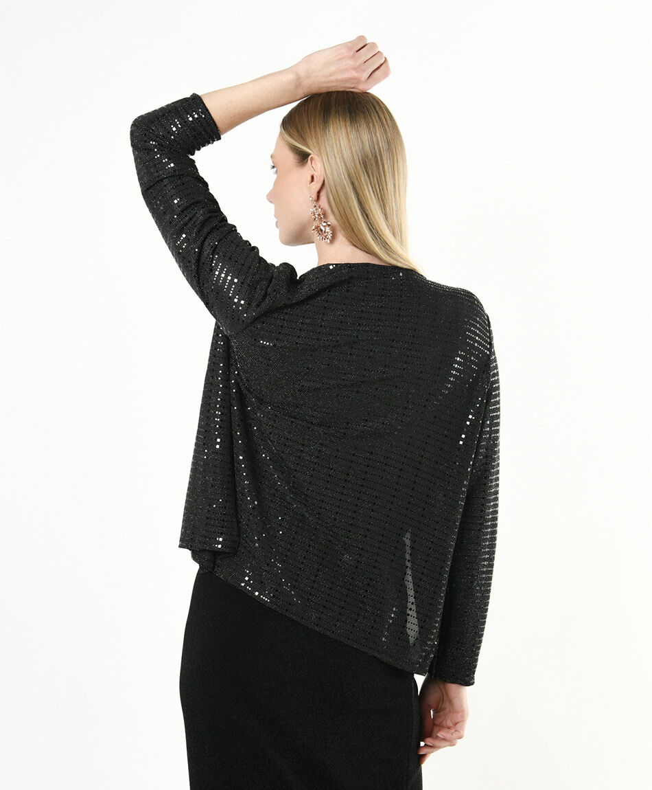 Tapado mujer brillos