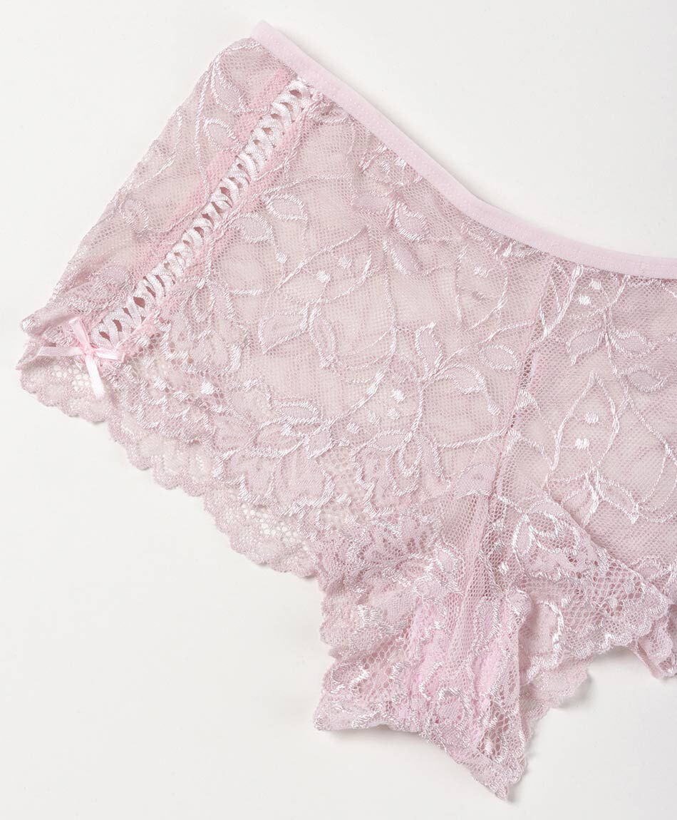 Pantaleta mujer encaje transparente