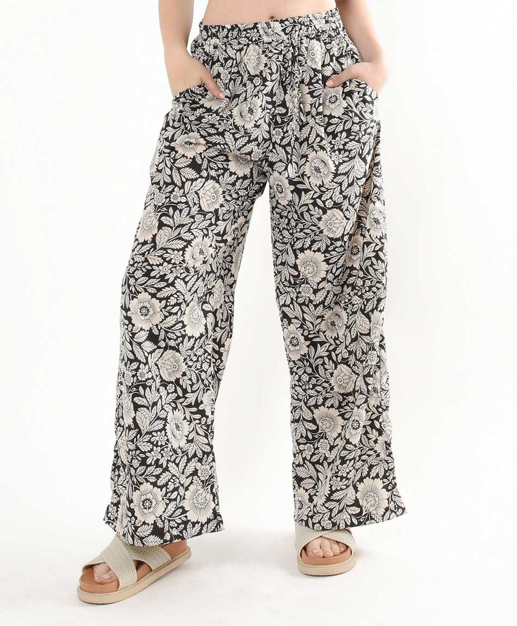 Pantalón mujer floreado Pantalón mujer floreado