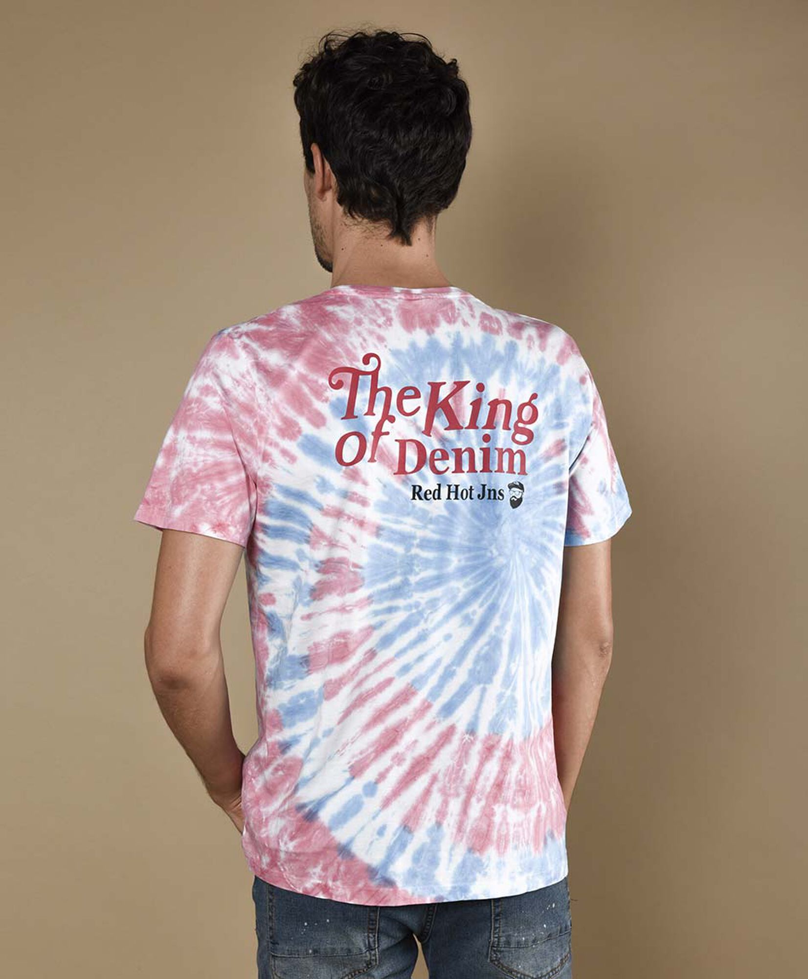 Polera hombre tie dye Polera hombre tie dye