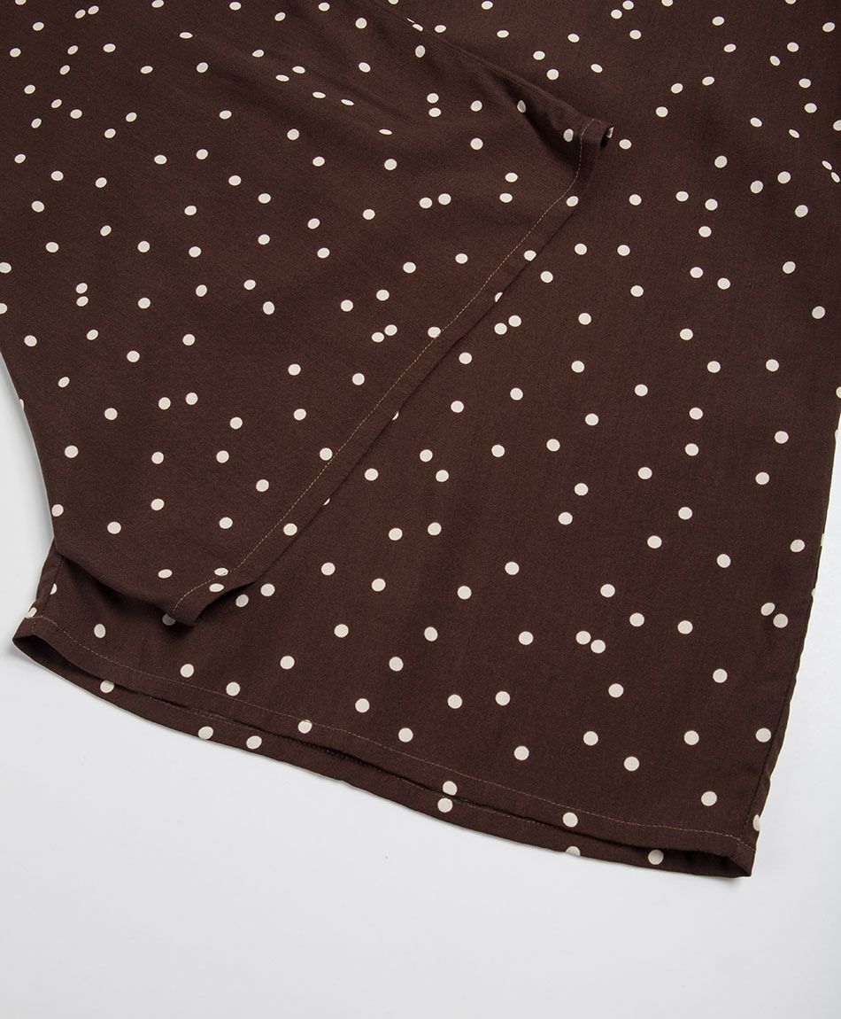 Pantal&oacute;n mujer wide lunares