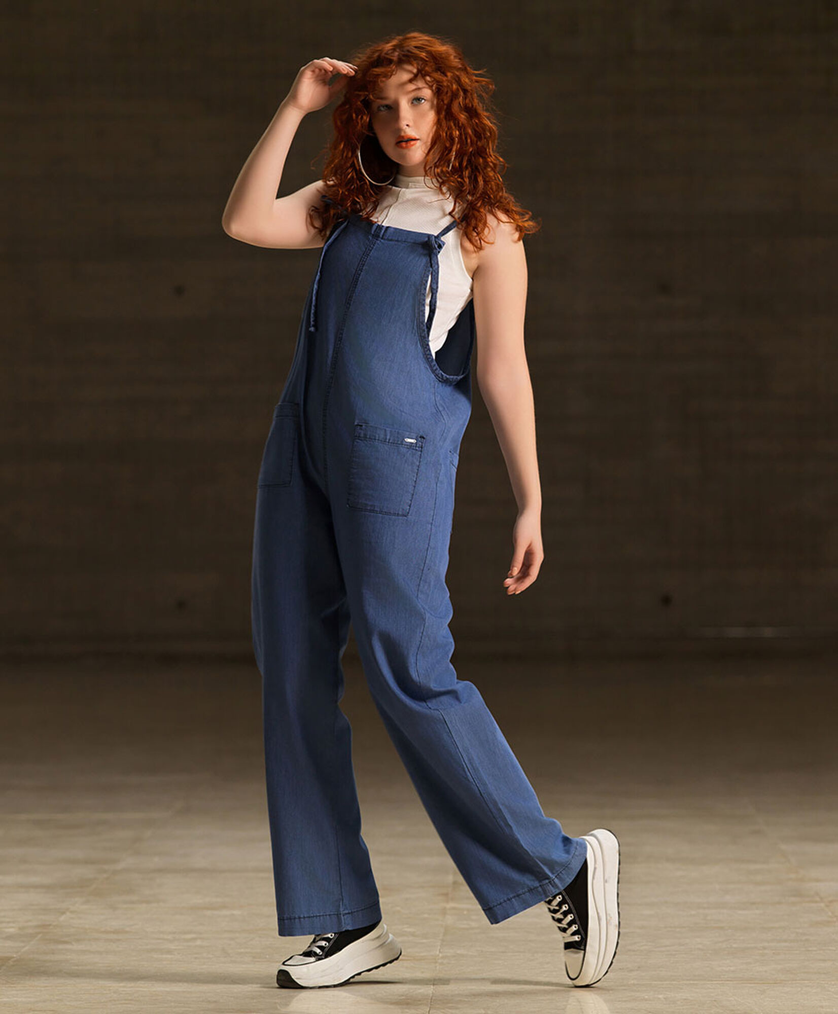 Enterito mujer denim bolsillos Enterito mujer denim bolsillos