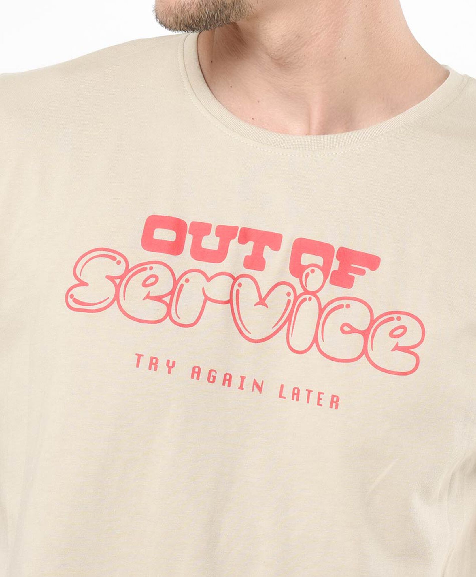 Polera hombre estampado frase Polera hombre estampado frase