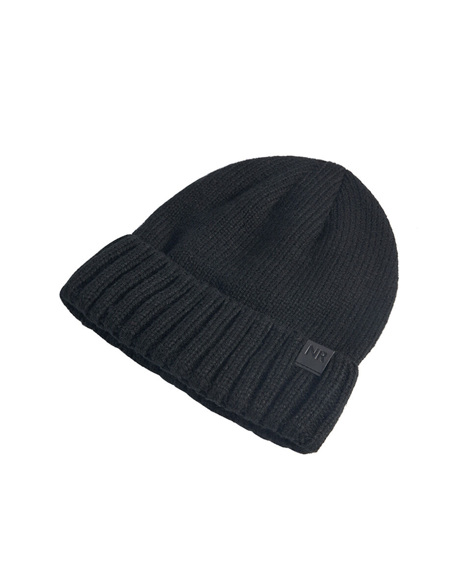 Gorro hombre lineas negro