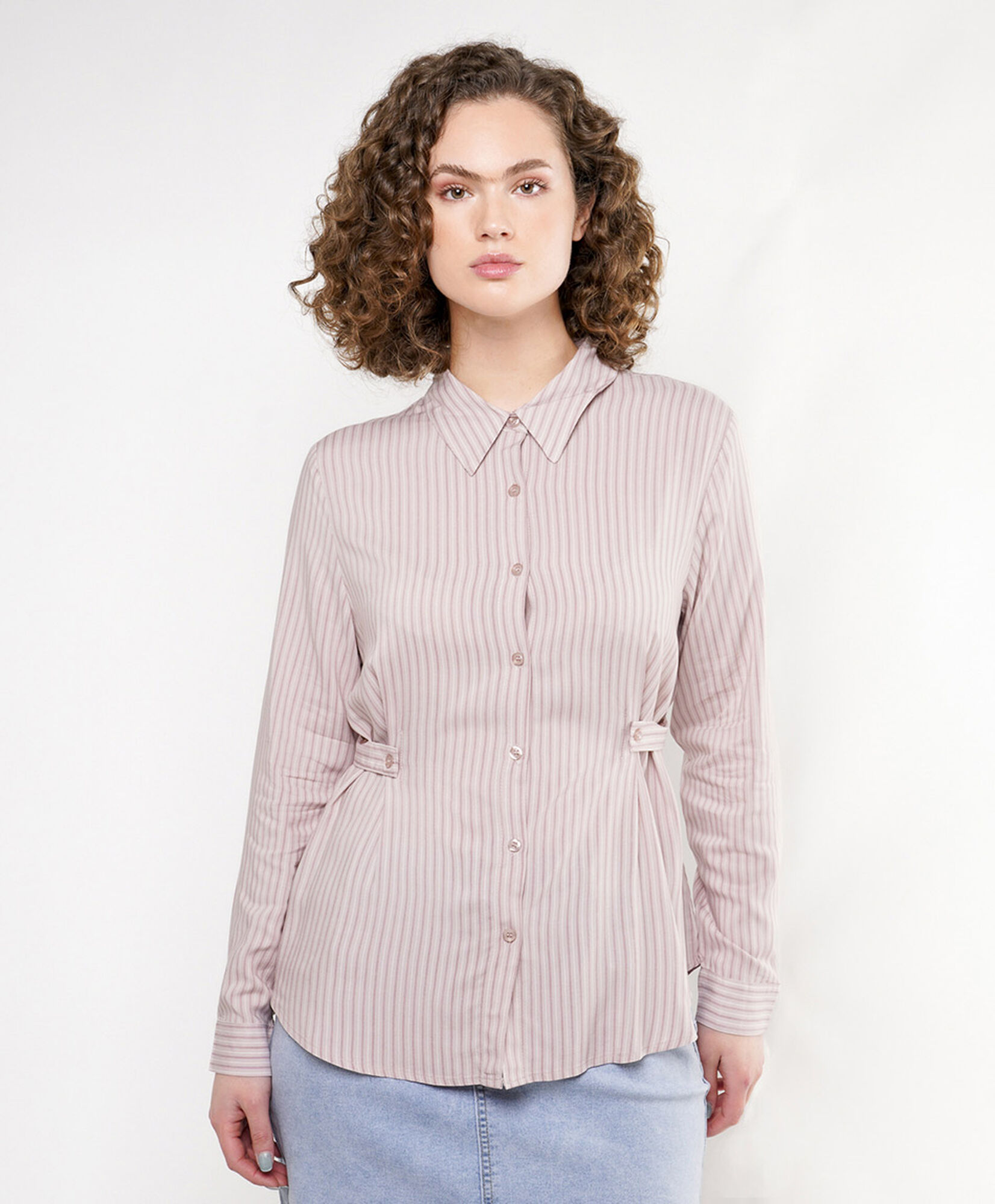 Blusa mujer líneas acinturada Blusa mujer líneas acinturada
