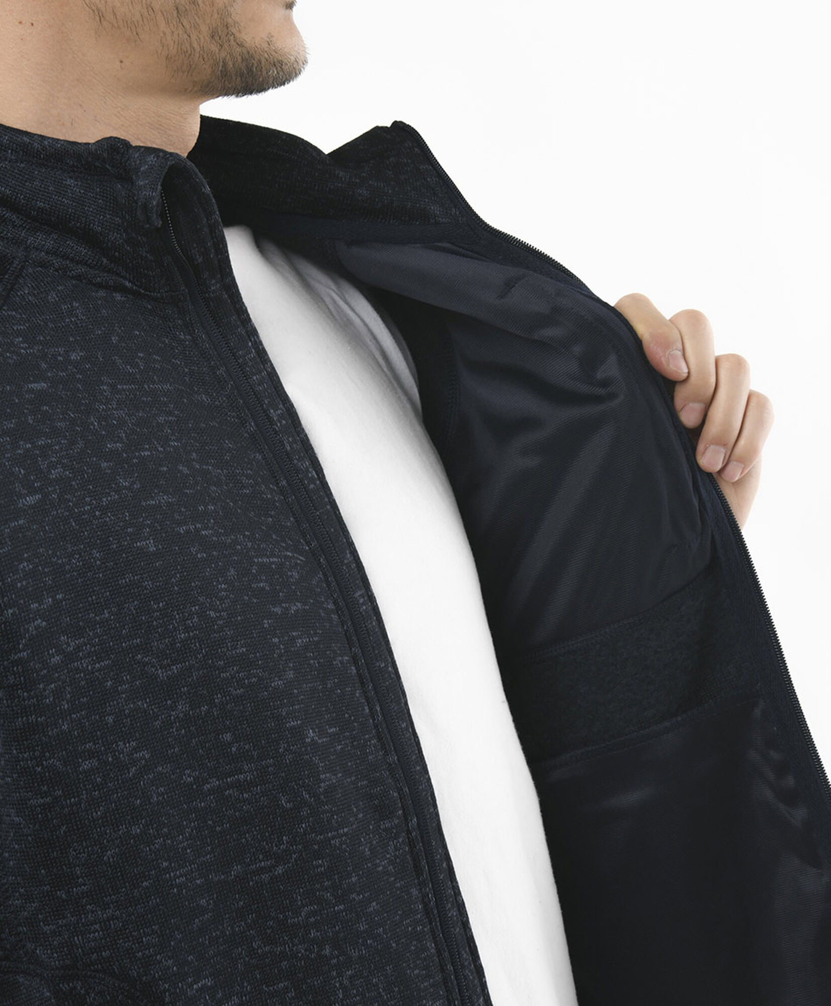 Chaqueta deportiva hombre jaspeada Chaqueta deportiva hombre jaspeada