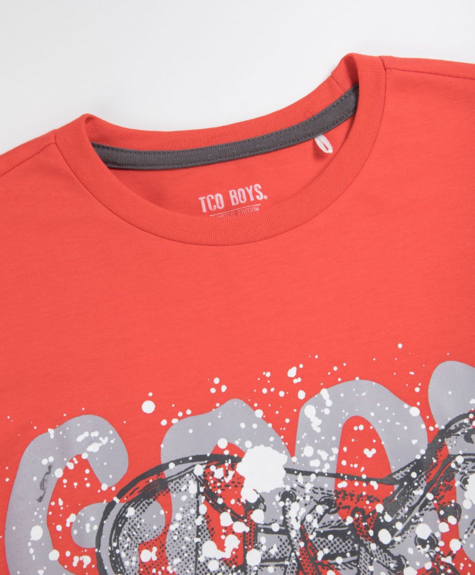 Polera ni&ntilde;o manga larga good vibes