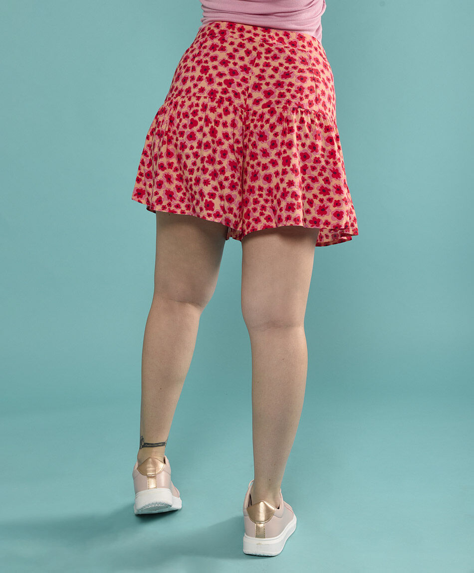 Mini pantalon estampada