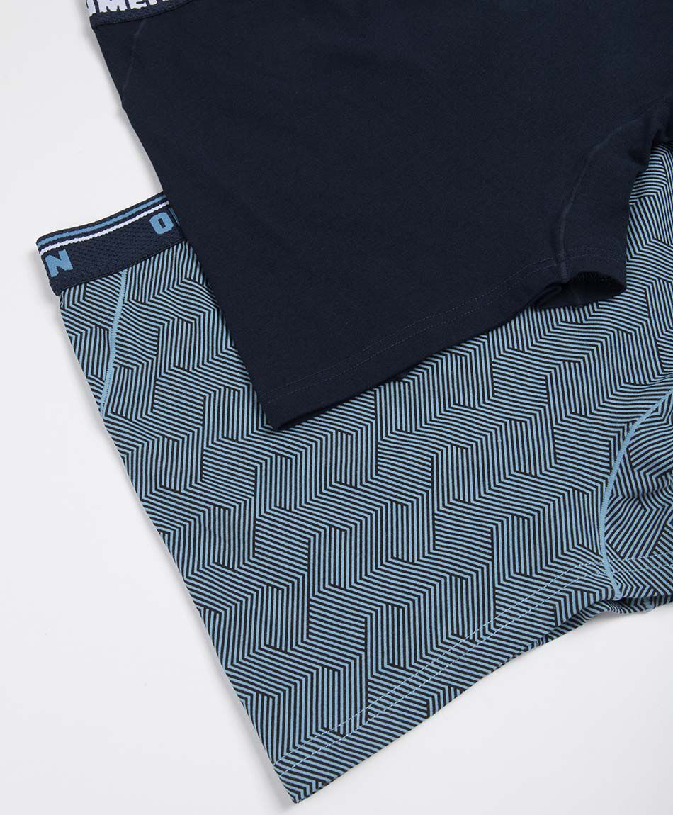 Pack 2 boxer hombre  l&iacute;neas