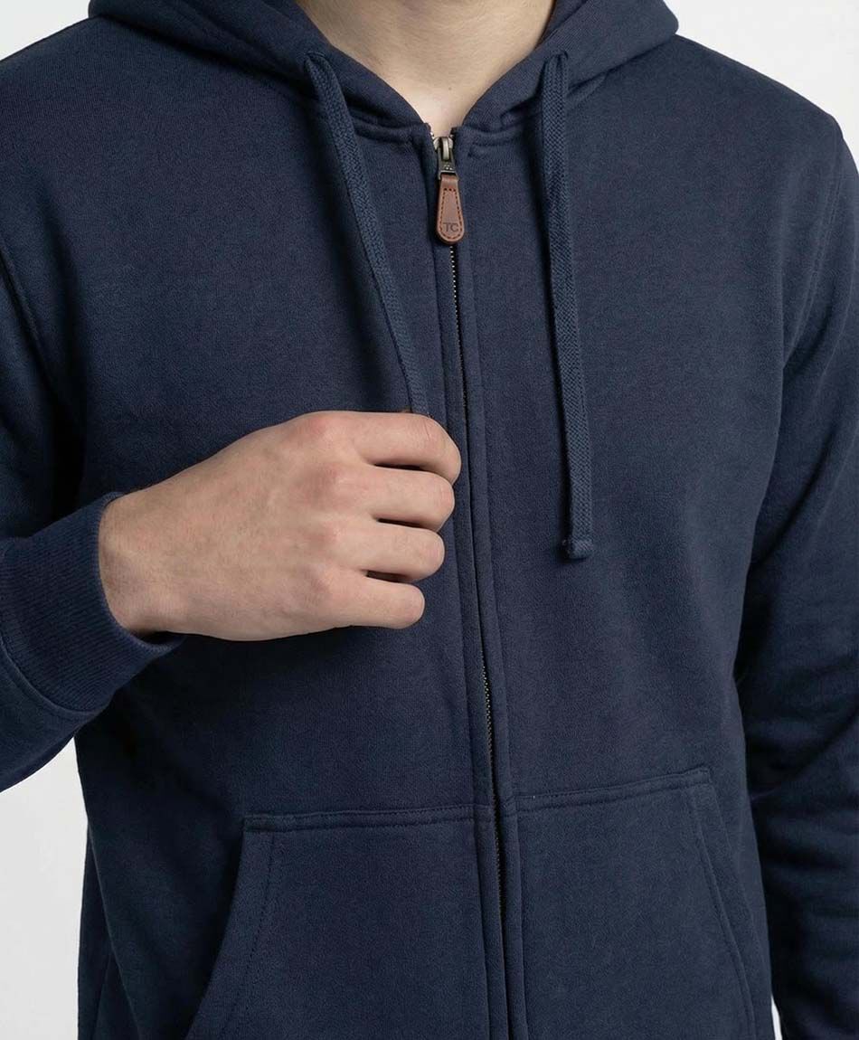 Poler&oacute;n escolar full zipper navy