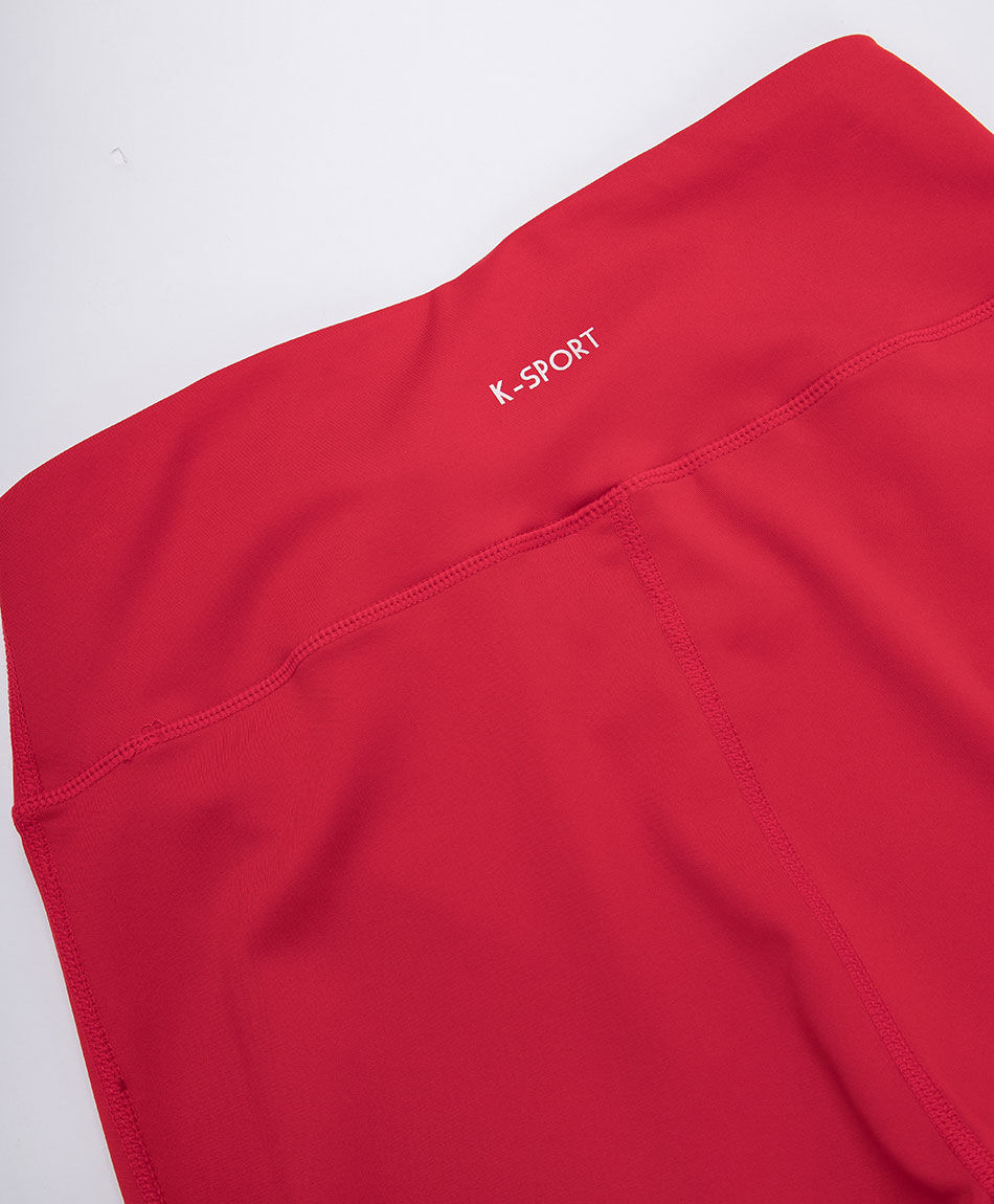 Calza deportiva mujer rojo