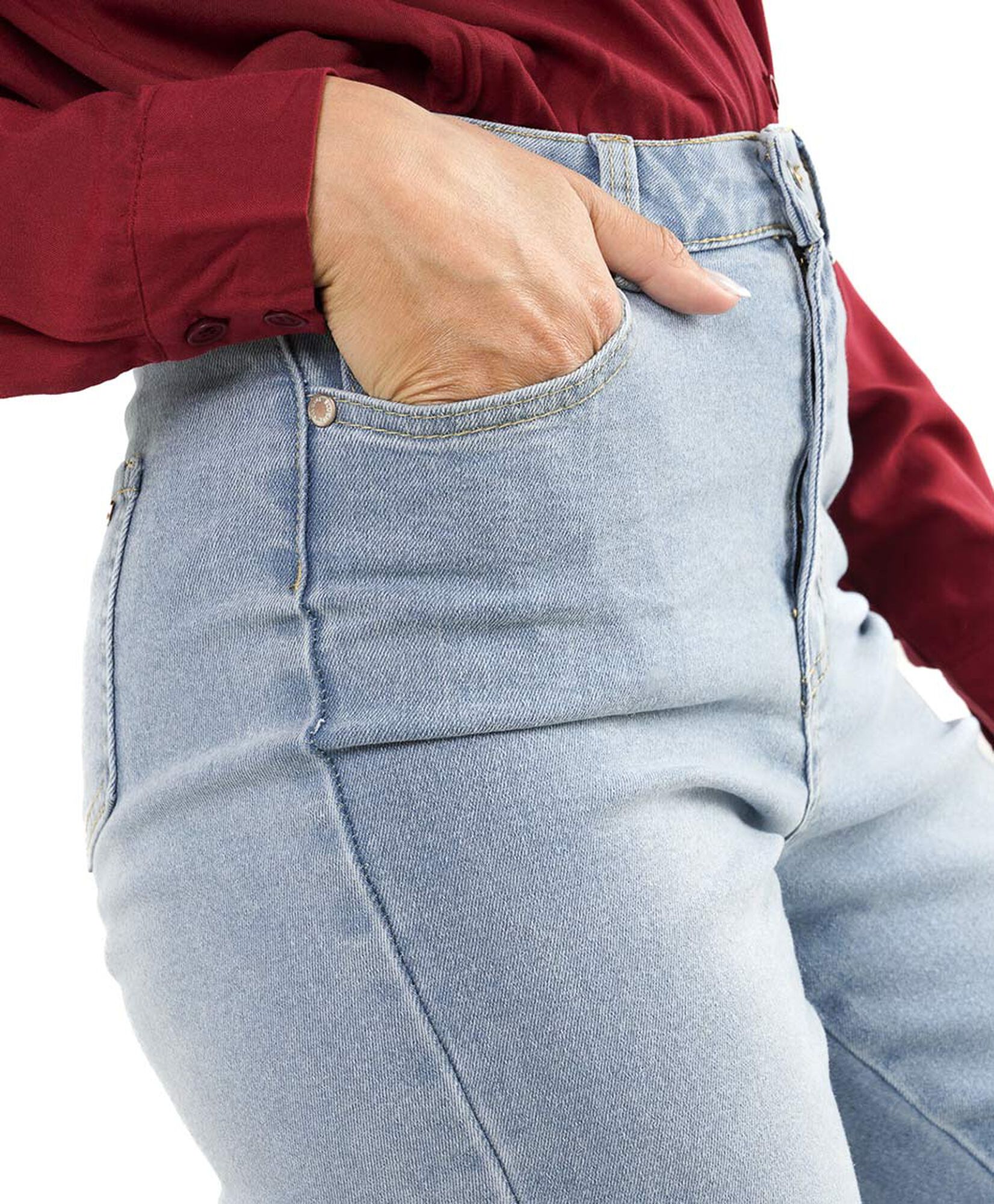 Jeans mujer liso claro Jeans mujer liso claro
