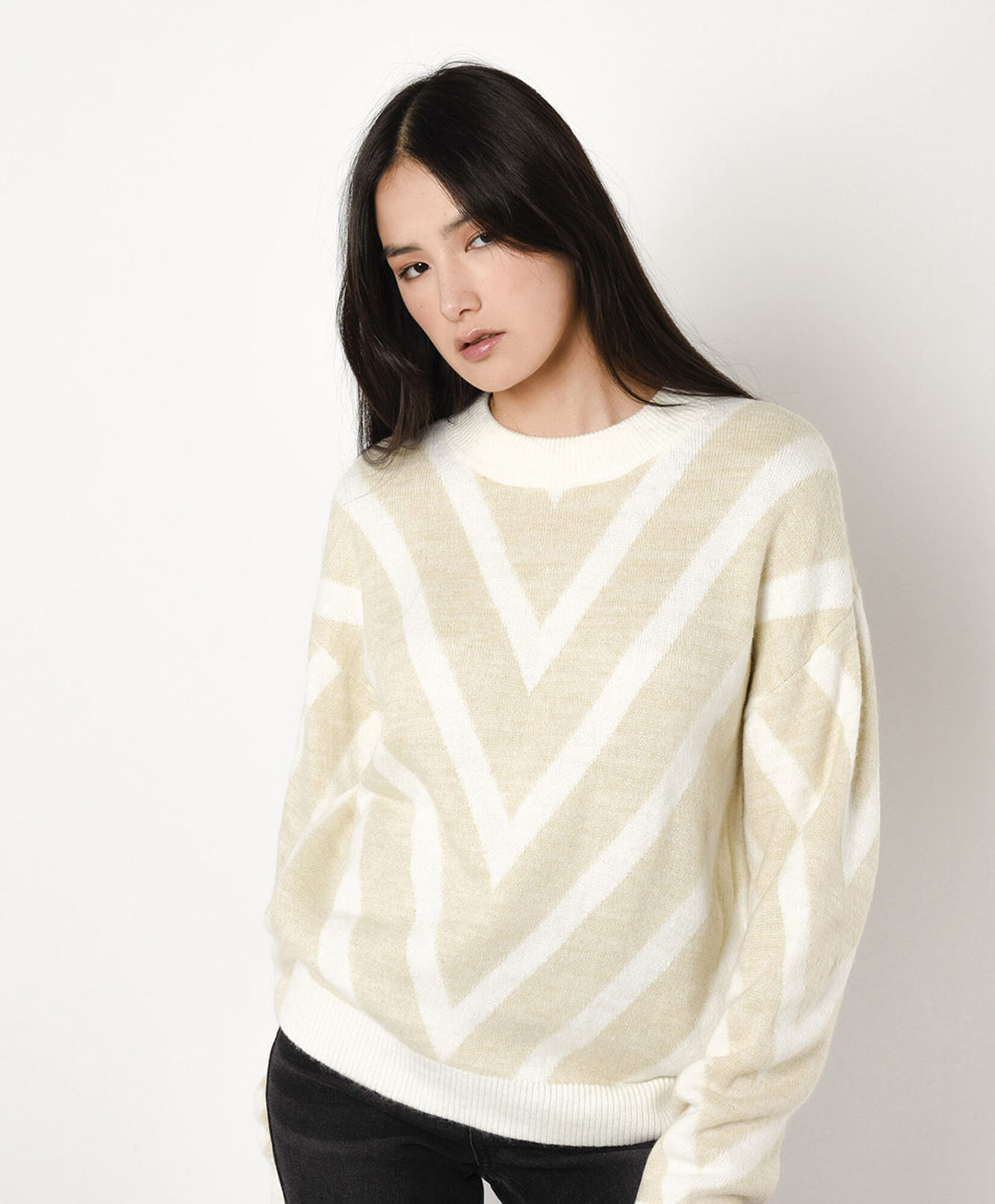 Sweater mujer triángulos brillante Sweater mujer triángulos brillante