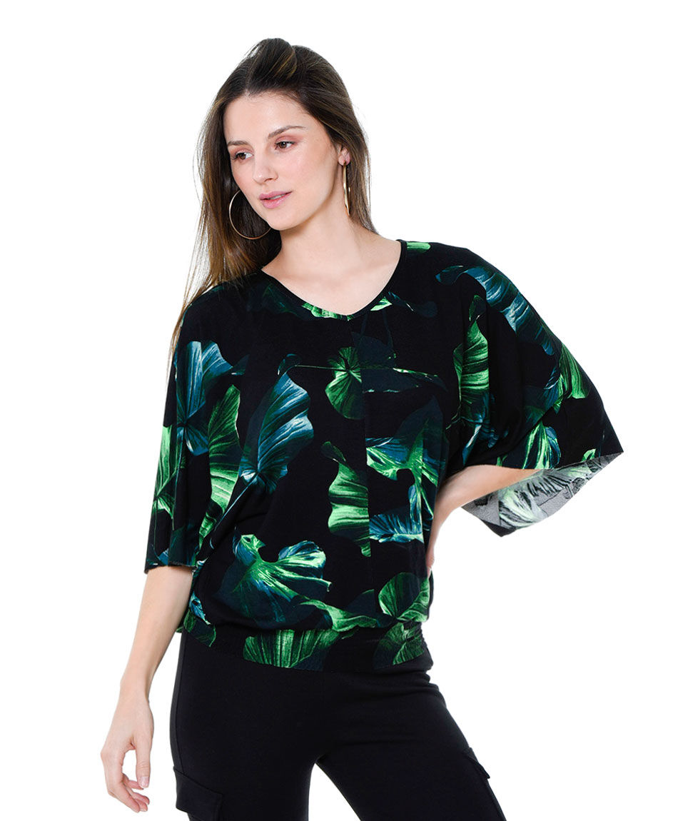 Polera hojas