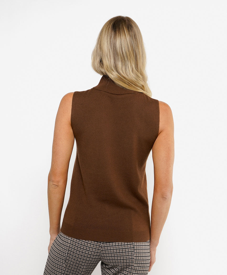 Sweater mujer sin mangas