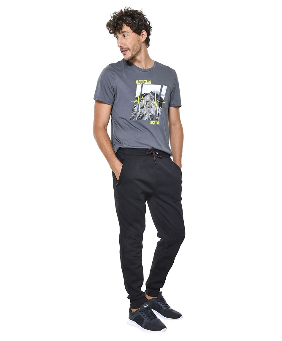 Pantalon deportivo zipper