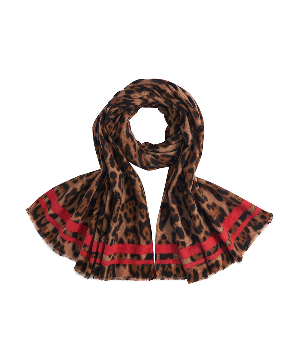 Ruana mujer lookanimal print