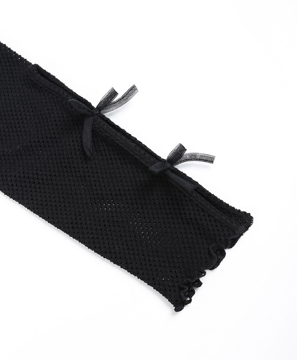 Polera ni&ntilde;a calada negro