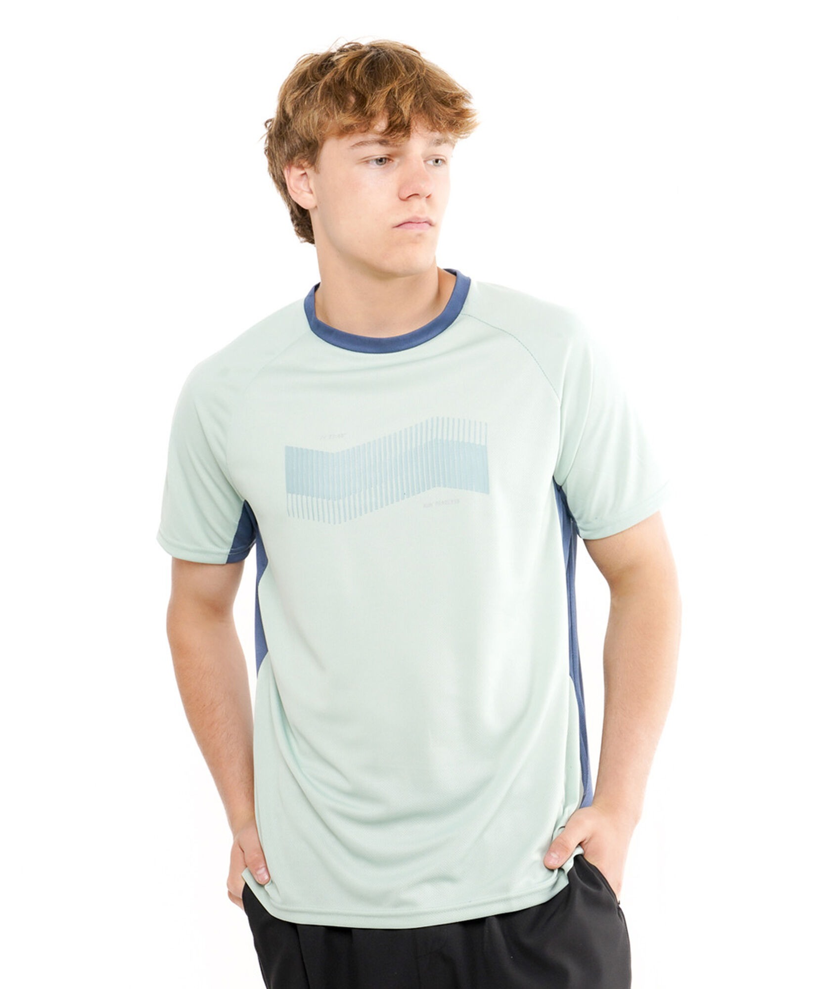 Polera deportiva hombre bicolor Polera deportiva hombre bicolor