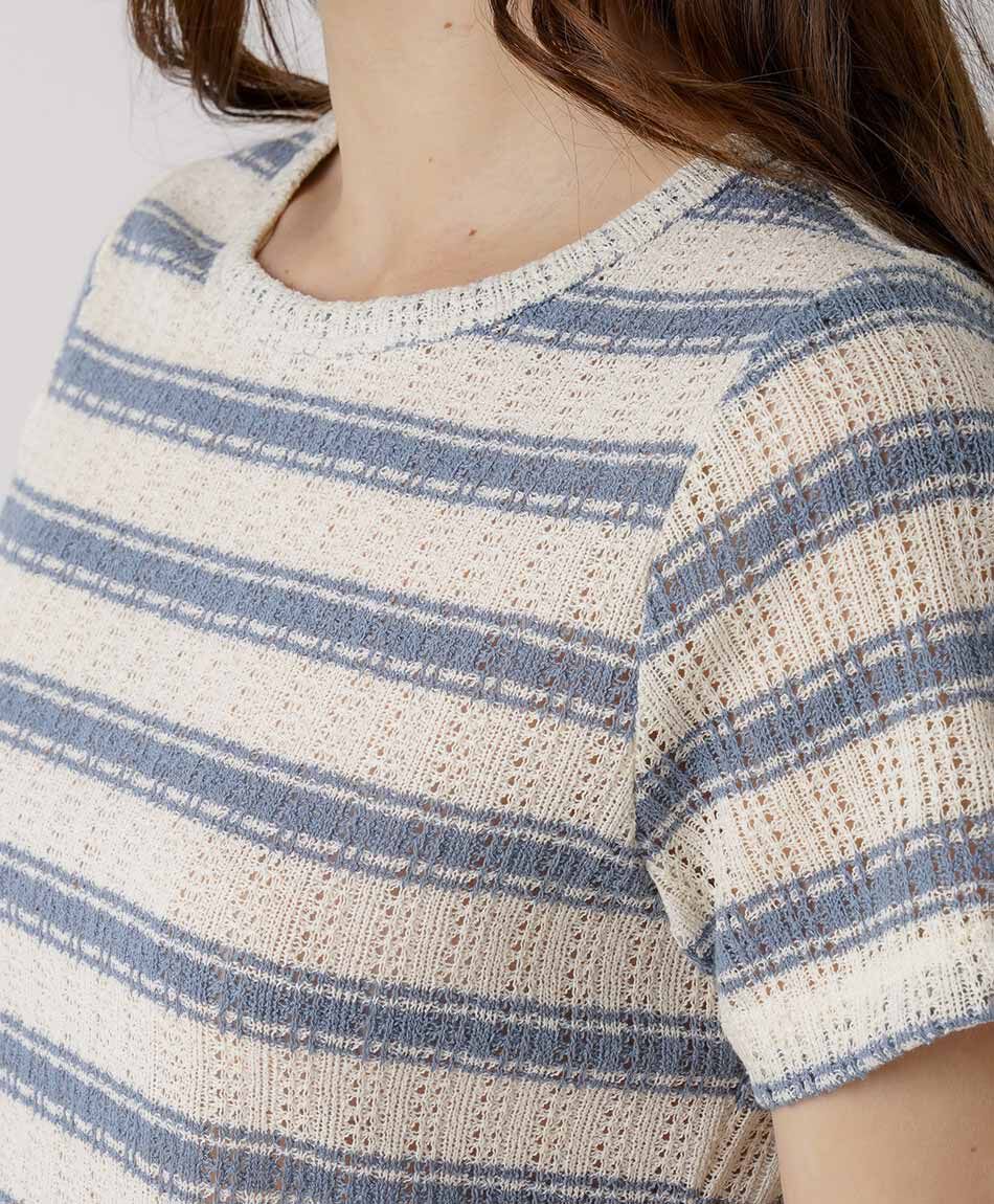 Tejido mujer polera l&iacute;neas