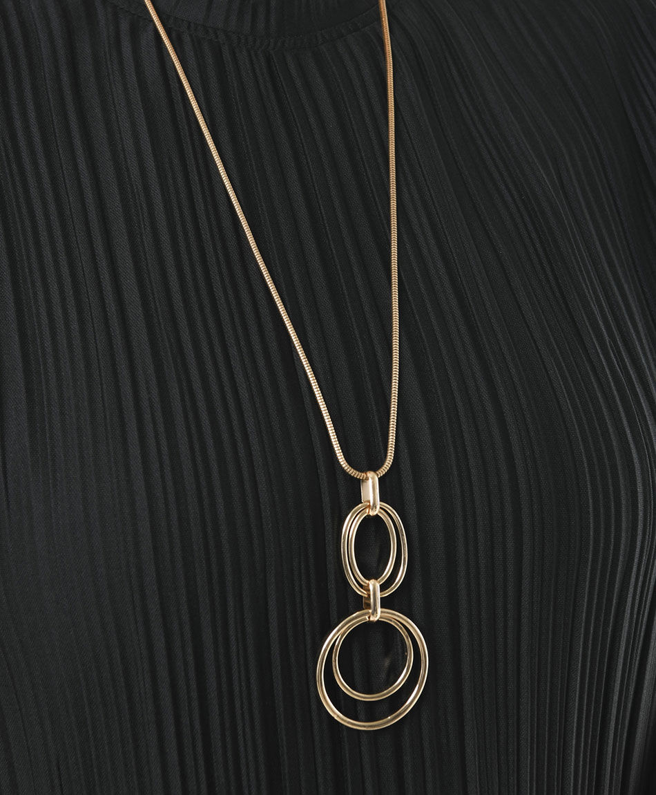 Collar mujer colgante 2 piezas