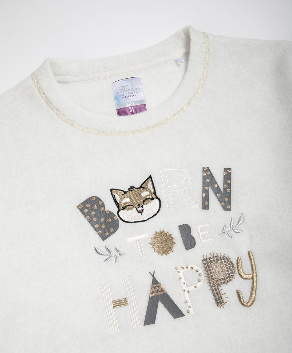 Pijama mujer polar felicidad felina
