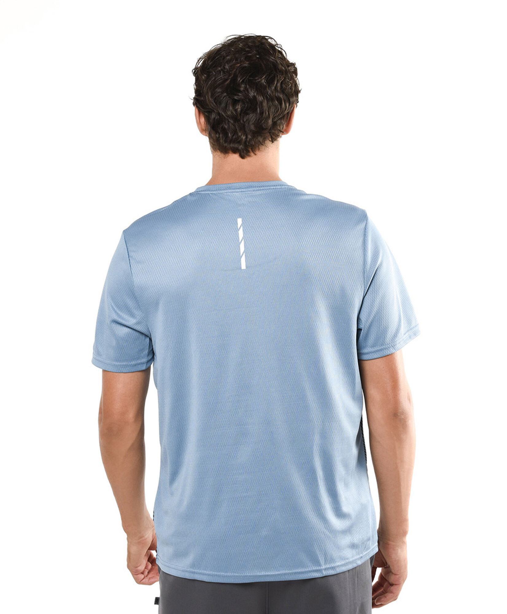 Polera deportiva hombre líneas degradé Polera deportiva hombre líneas degradé