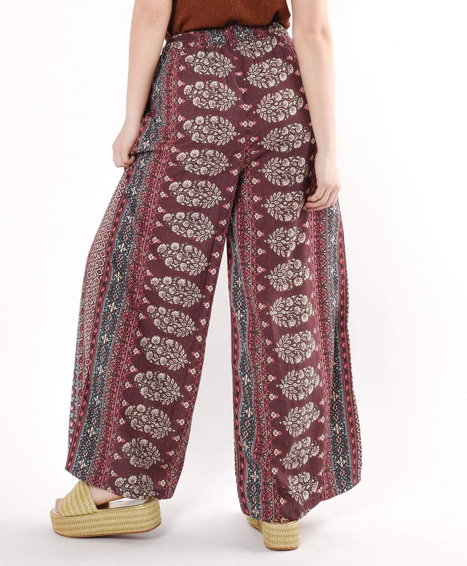 Pantal&oacute;n mujer print lineal